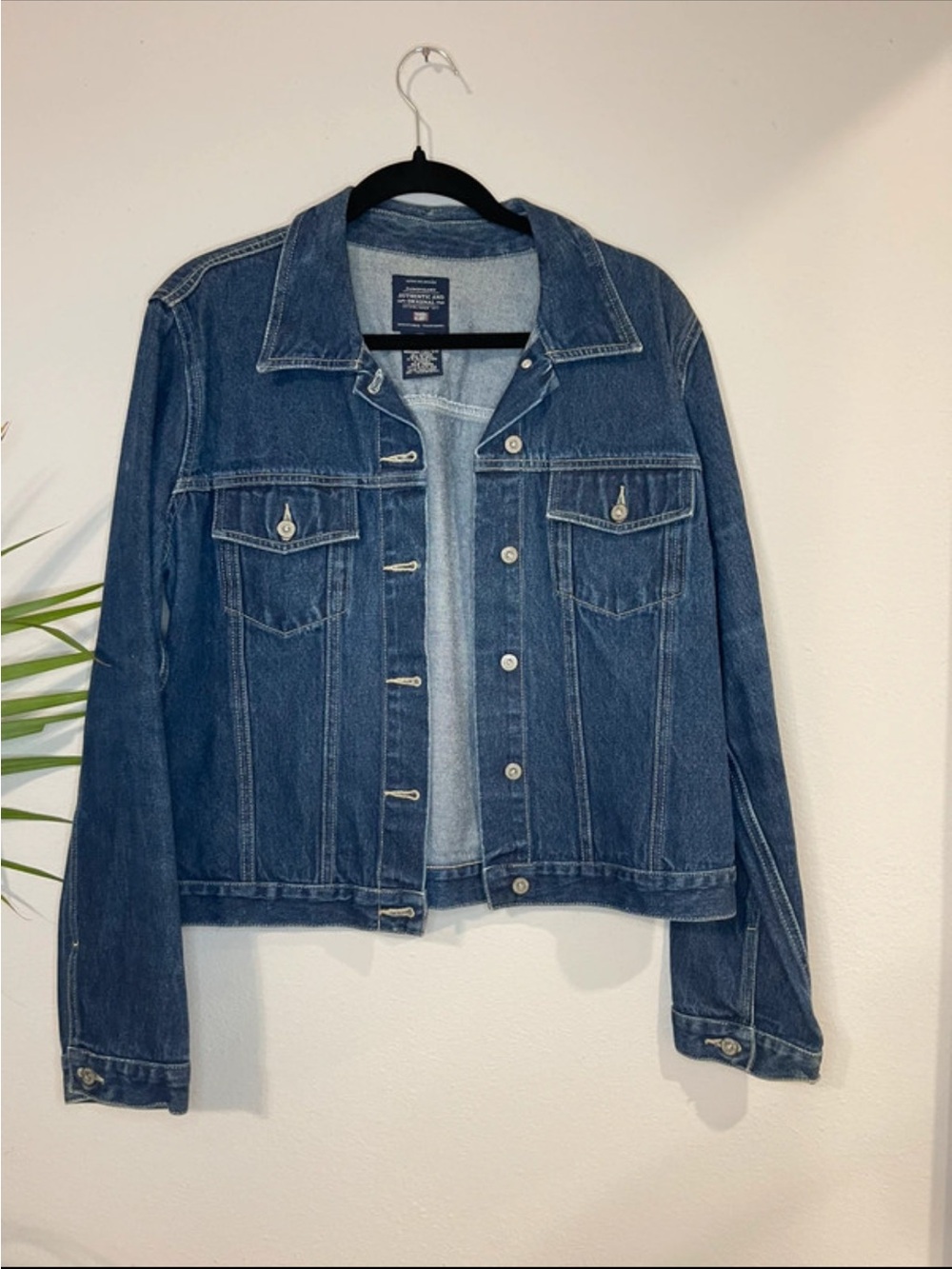 Faded Glory Dark Blue Denim Jacket - Women's Jean Jacket